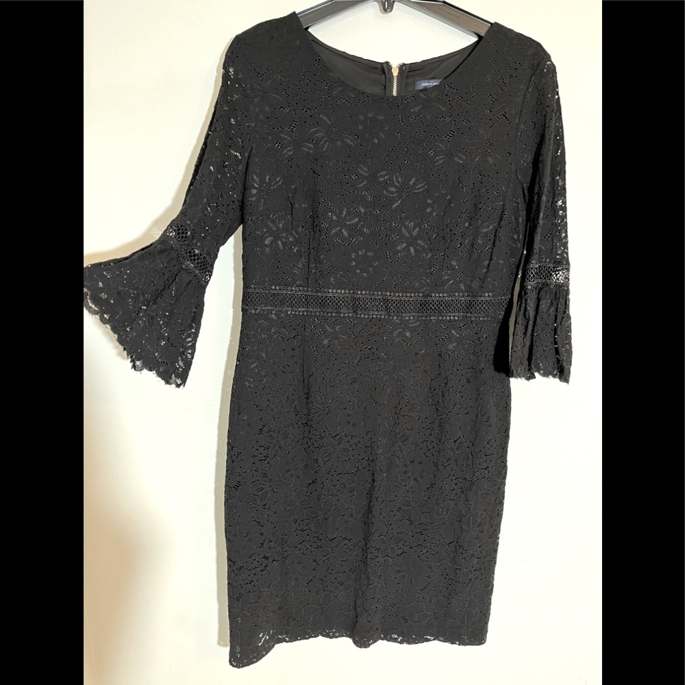 Tommy Hilfiger Size14 Black Lace Dress Used